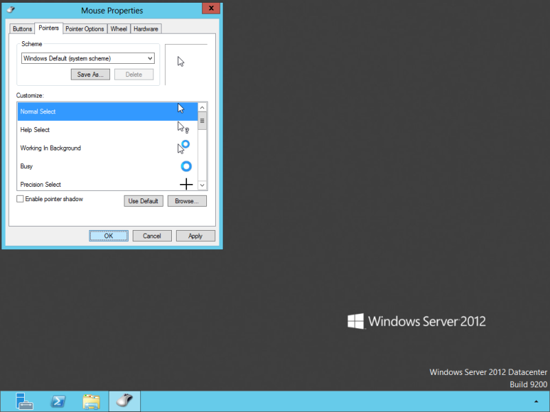 Select a different scheme and then reselect the "Windows Default (system scheme)"