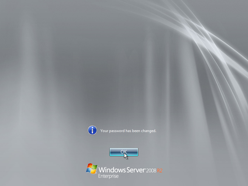 Password has been changed